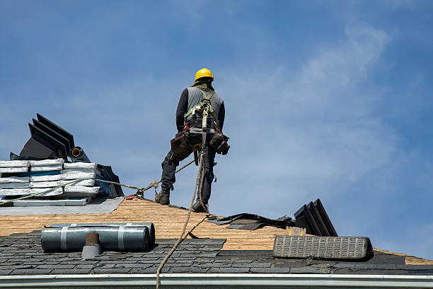 Professional Storm Damage Roof Repair technician working in Orwigsburg, PA